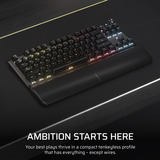 Corsair K70 CORE TKL WIRELESS RGB mechanisch gaming toetsenbord Zwart, US lay-out (QWERTY), Corsair MLX Red v2, 80% (TKL)	, RGB, ABS Double shot, Hot-swap, 2,4 GHz / Bluetooth / USB