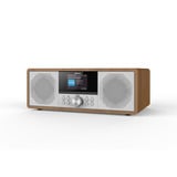 Denver MIR-270DW Internetradio Houtkleur, FM, DAB+, Bluetooth, WiFi