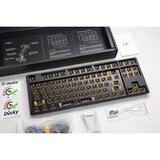 Ducky One 3 TKL ANSI layout Barebone RGB mechanisch toetsenbord Zwart, US lay-out (QWERTY), 80% (TKL)	, RGB leds, hot swap, Barebone