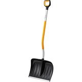Fiskars X-serie gebogen sneeuwruimer sneeuwschuiver Zwart/geel