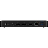 ICY BOX IB-DK2405-C dockingstation Zwart