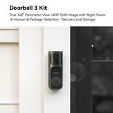Imou Doorbell 3 Kit Zwart