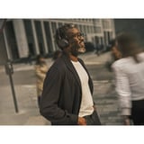 Jabra Evolve3 75 on-ear headset Zwart, Microsoft Teams (MS), Link390 USB-A, Wireless Charger