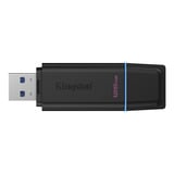 Kingston DataTraveler Exodia 128 GB usb-stick Zwart/blauw, USB-A 3.2 Gen 1 (5 Gbit/s)