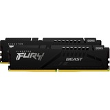 Kingston FURY 64 GB DDR5-6000 Kit werkgeheugen Zwart, KF560C30BBK2-64, Beast, XMP