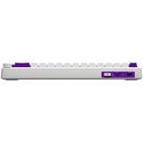 LORGAR KBP70MW, gaming toetsenbord Wit, US lay-out, 65%, RGB, Hot-swappable, PBT Double-shot, Bluetooth / 2.4GHz / USB