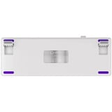 LORGAR KBP70MW, gaming toetsenbord Wit, US lay-out, 65%, RGB, Hot-swappable, PBT Double-shot, Bluetooth / 2.4GHz / USB