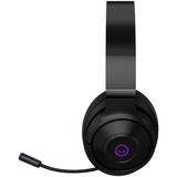 LORGAR Noah 702 over-ear gaming headset Zwart, RGB, Bluetooth 5.3 / 2.4 GHz / 3.5mm