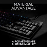 Logitech G513 CARBON LIGHTSYNC RGB Mechanical Gaming Keyboard Zwart, US lay-out, GX Red, RGB leds