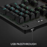 Logitech G513 CARBON LIGHTSYNC RGB Mechanical Gaming Keyboard Zwart, US-International, GX Red, RGB leds