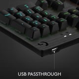 Logitech G513 CARBON LIGHTSYNC RGB Mechanical Gaming Keyboard Zwart, US lay-out, GX Red, RGB leds