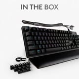 Logitech G513 CARBON LIGHTSYNC RGB Mechanical Gaming Keyboard Zwart, US-International, GX Red, RGB leds