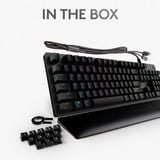 Logitech G513 CARBON LIGHTSYNC RGB Mechanical Gaming Keyboard Zwart, US lay-out, GX Red, RGB leds