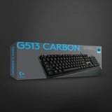 Logitech G513 CARBON LIGHTSYNC RGB Mechanical Gaming Keyboard Zwart, US-International, GX Red, RGB leds