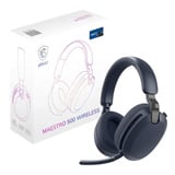 MSI MAESTRO 500 WIRELESS - Navy over-ear gaming headset Donkerblauw, 2.4 GHz / Bluetooth 5.4 / 3.5 mm AUX