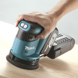 Makita Excentrische schuurmachine DBO180Z 18V Blauw/zwart, Accu en lader niet inbegrepen