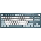 Montech Mkey Freedom TKL, toetsenbord Donkerblauw/wit, US lay-out, Gateron G Pro Brown, TKL, Hot-swappable, RGB, PBT