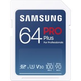 SAMSUNG PRO Plus 64 GB SDXC (2021) geheugenkaart Wit, UHS-I U3, klasse 10, V30
