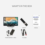 Salora 24MBA300 Smart TV, 12V 24" LED Zwart, 3x HDMI, USB-A, WiFi, BT