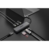 Sitecom 8-in-1 USB-C Power Delivery Multiport dockingstation Grijs
