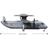Sluban Army - KJ-600S AEW-vliegtuig Constructiespeelgoed Schaal 1:55