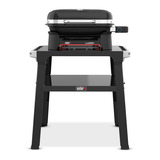 Weber Lumin Compact elektrische barbecue voor buiten met onderstel Zwart, 2 tot 4 personen, Grilloppervlak 1161 cm²