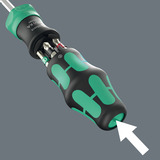 Wera  bitset Zwart/groen
