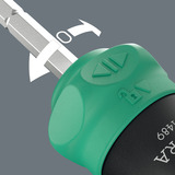 Wera  bitset Zwart/groen