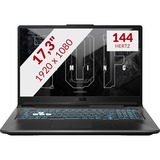 ASUS TUF Gaming F17 FX706HEB-HX114T 17.3" gaming laptop Zwart, 512GB SSD, RTX 3050 Ti, WiFi 6, 144Hz, Win 10