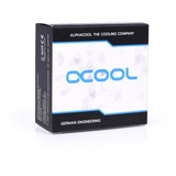 Alphacool Eiszapfen 8mm offset piece rotatable G1/4 AG to G1/4 IG verbinding Zwart