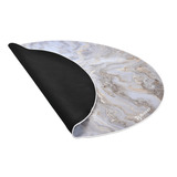Arozzi ZONA Floor Pad - White Marble beschermingsmat Wit/grijs