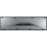 CHERRY DW 9500 SLIM, desktopset Zwart/zilver, EU lay-out (QWERTY), Scissor switches, 3.000 dpi, 2.4 Ghz / Bluetooth 4.2