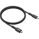 Club 3D USB-C 2.0 Gen1 > Micro USB kabel Zwart, 1 meter
