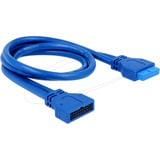 DeLOCK Verlengkabel USB 3.0 pin header Blauw