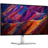 Dell UltraSharp U2723QE 27" 4K UHD monitor Zilver/zwart, 1x HDMI, 2x DisplayPort, 1x USB-C, 7x USB-A 3.2 (10 Gbit/s), RJ-45