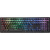 Ducky Zero 6108 Classic Black RGB mechanisch gaming toetsenbord Zwart, US lay-out (QWERTY), Cherry MX2A Brown, 100%, RGB leds, Double-shot PBT, hot swap, 2.4GHz | Bluetooth | USB-C