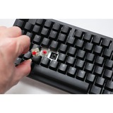 Ducky Zero 6108 Classic Black RGB mechanisch gaming toetsenbord Zwart, US lay-out (QWERTY), Cherry MX2A Brown, 100%, RGB leds, Double-shot PBT, hot swap, 2.4GHz | Bluetooth | USB-C