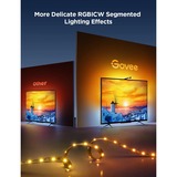 Govee TV Backlight 3 Lite verlichting Zwart, 2,4GHz wifi, Bluetooth, voor 55 - 65 inch tv's