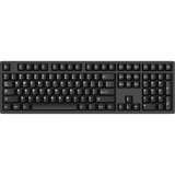 Hello Ganss HS108T Black, toetsenbord Zwart, US lay-out, Gateron G Pro Silver, RGB leds, PBT Doubleshot keycaps, hot swap, 2,4 GHz / Bluetooth / USB-C