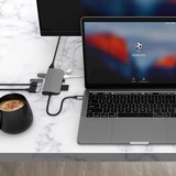 Hyper HyperDrive POWER 9-in-1 USB-C Hub dockingstation Donkergrijs