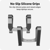 Hyper HyperSpace Ergonomic Laptop Stand bevestiging Grijs