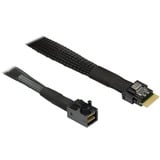 Inter-Tech SFF-8654 4i - SFF 8643 kabel Zwart