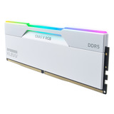 KLEVV CRAS V RGB 32 GB DDR5-6000 (2x 16 GB) werkgeheugen Wit, KD5AGUA80-60A300J, XMP, EXPO