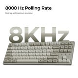 Keychron C1 Pro-M3 RGB mechanisch toetsenbord Grijs, US lay-out (QWERTY), Keychron Super Brown, 80% (TKL)	, RGB leds, OSA Double-Shot PBT, hot swap, 8000 Hz