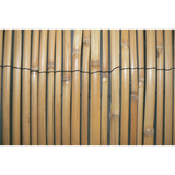 Nature Gespleten rietmat - afschermgraad 2/5, 1 x 3 meter begrenzing Houtkleur