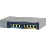 Netgear 8-port Multi-Gigabit (2.5G) Ultra60 PoE++ Ethernet Plus Switch MS108EUP Grijs