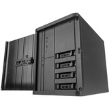 SilverStone CS240 server behuizing Zwart | 2x USB-A | 1x USB-C