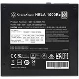 SilverStone HELA 1000Rz modulaire 1000 watt voeding  Zwart, 1x 12V-2x6, 5x PCIe