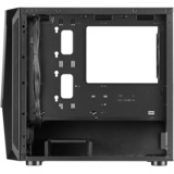 SilverStone SST-FAV1MB-PRO midi tower behuizing Zwart | 4x USB-A | RGB | Window