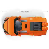 Sluban ModelBricks - Oranje supersportwagen Constructiespeelgoed Schaal 1:32